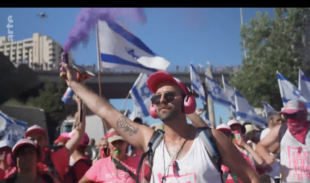 Proteste am 24. Juli in Jerusalem gegen die Justizreform