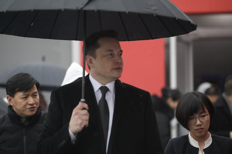 Elon Musk in Shanghai