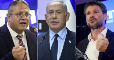 Ben Gvir Netanyahu Bezalel Smotrich.Flash90