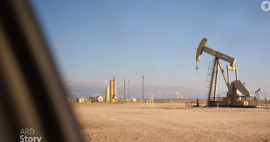 Förderanlage für Fracking Gas