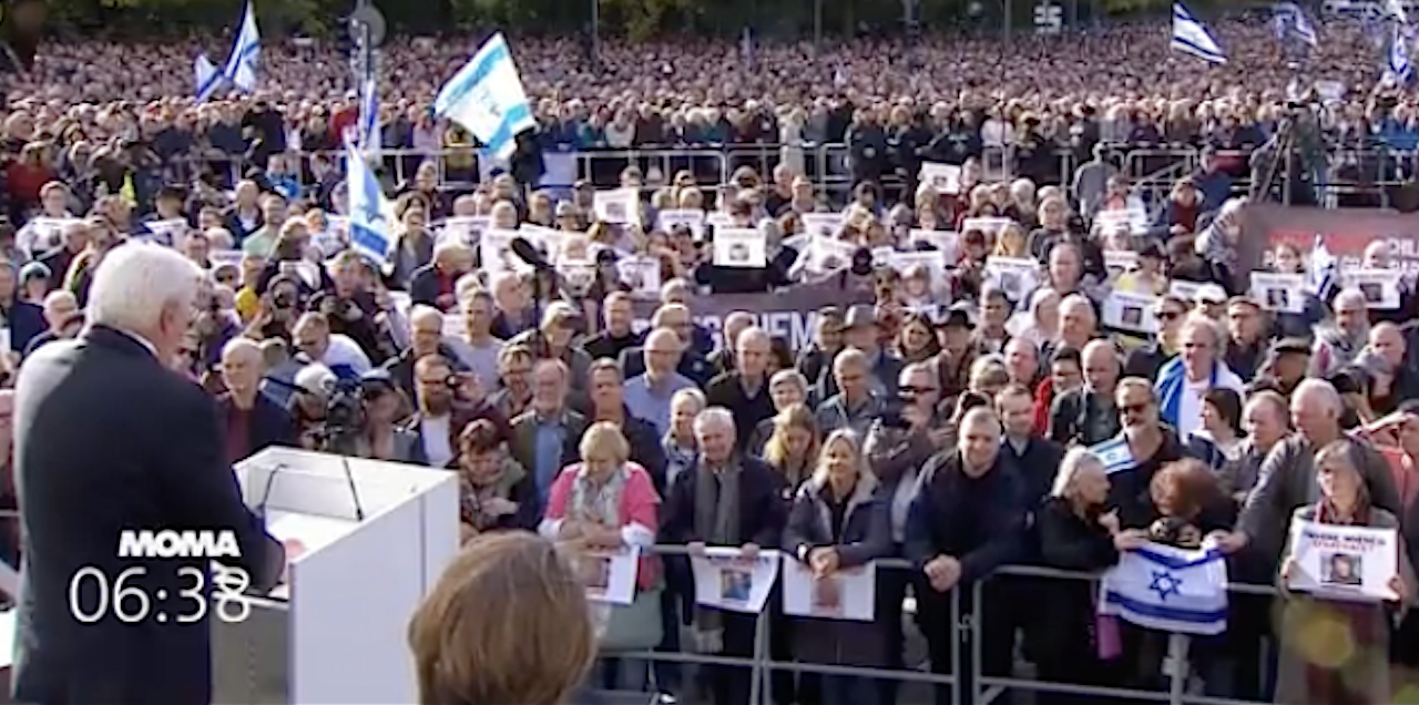 Demonstaration in Berlin gegen Antisemitismus