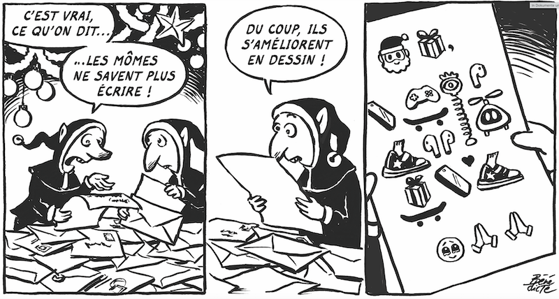 Cartoon Bénédicte PISA Studie