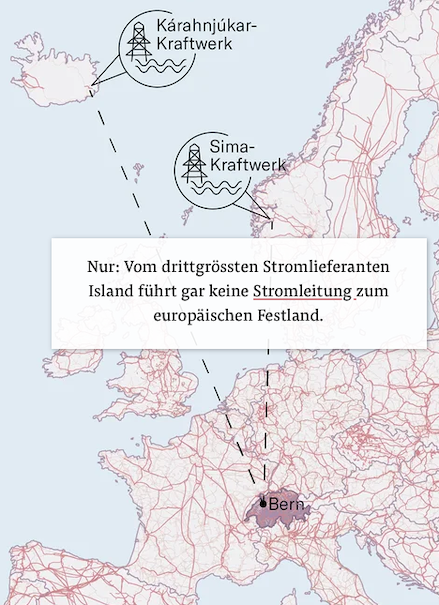 Sttomleitung Island NZZ