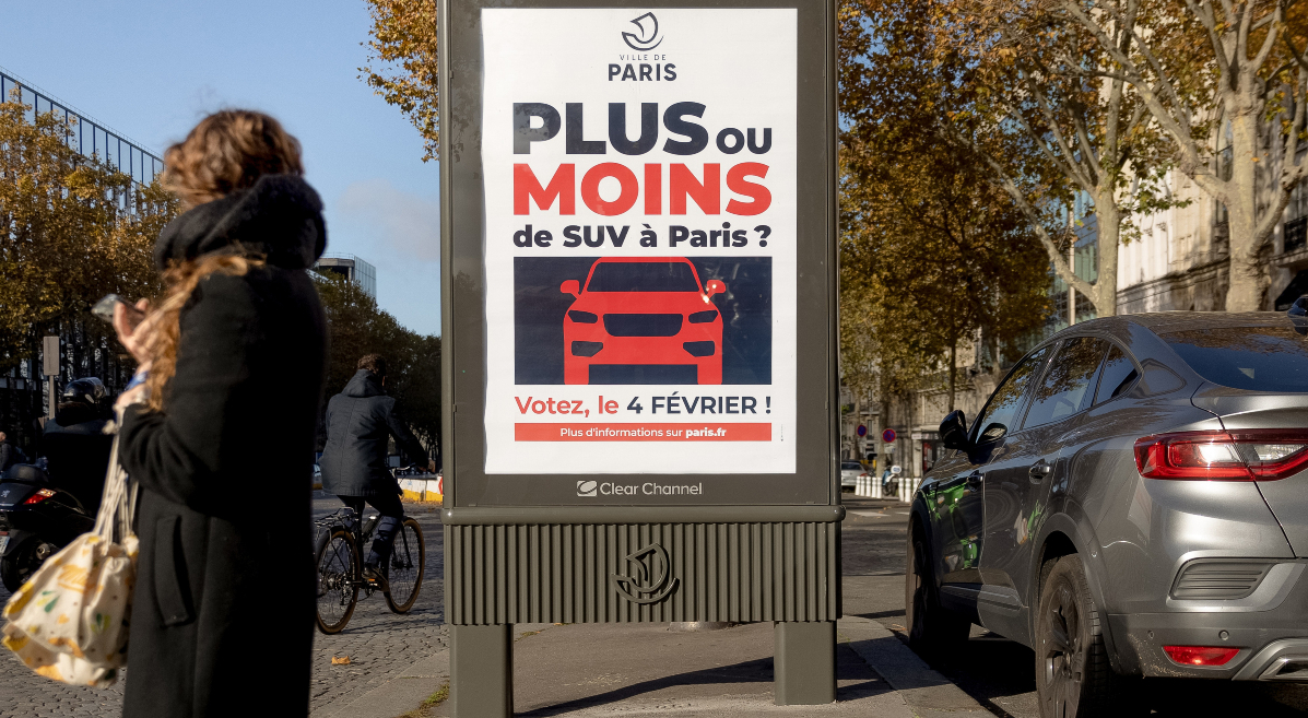 Abstimmung SUV Parkgebühren Paris