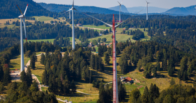 Windräder Sainte-Croix