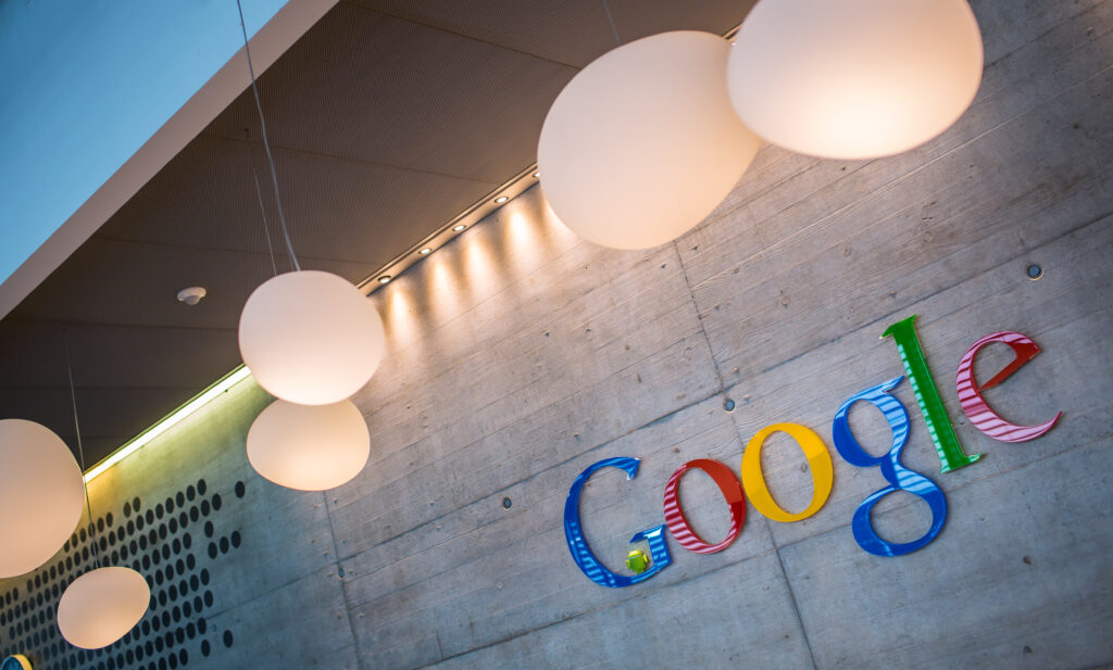 ZURICH, SWITZERLAND - MARCH  14, 2014: Google Corporation Recept