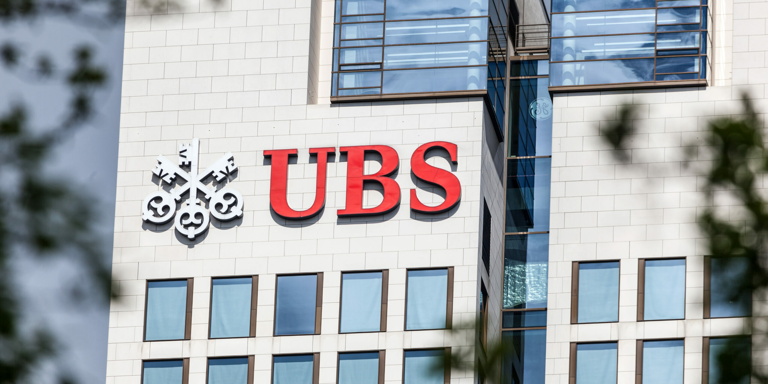 FRANKFURT, GERMANY - APR 19: UBS Bank headquarter building in th