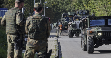 Durchziehende Nato-Truppen gilt es zu schützen.