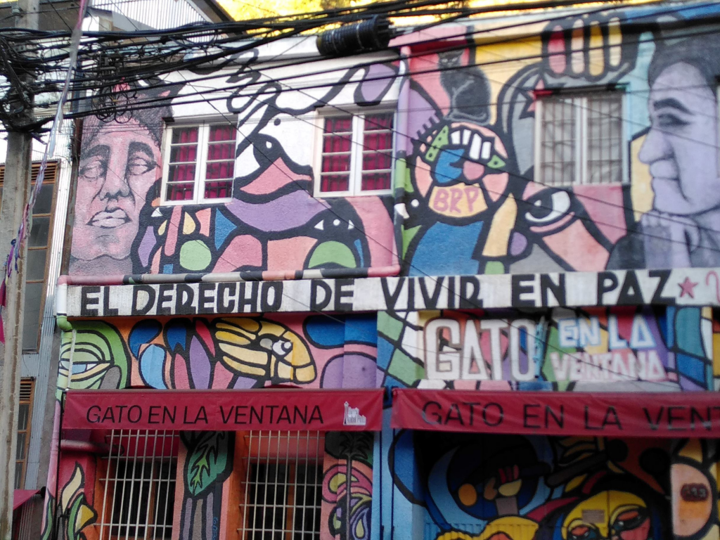 Chile Wandmalerei Valparaiso
