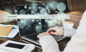 Browsing internet concept