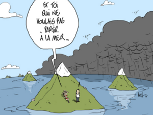 Unwetter Cartoon Pitch Vigousse