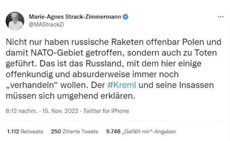 Tweet Strack-Zimmermann