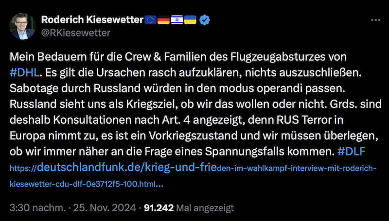 Tweet Kiesewetter