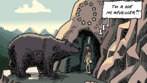 Karikatur Herrmann EU erwacht Aufmacherbild