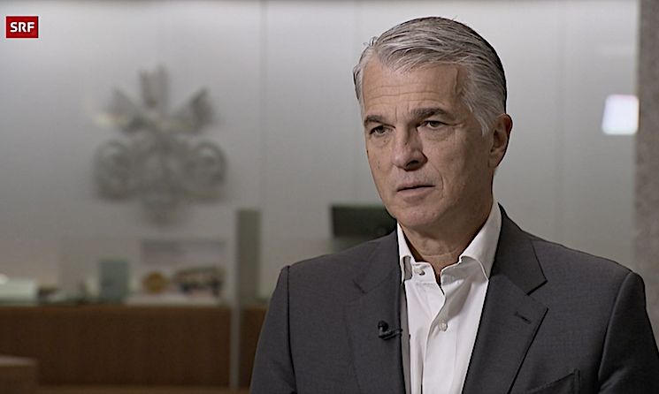 Sergio Ermotti im Interview bei «SRF»