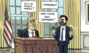 Trump und Vance geschnitten