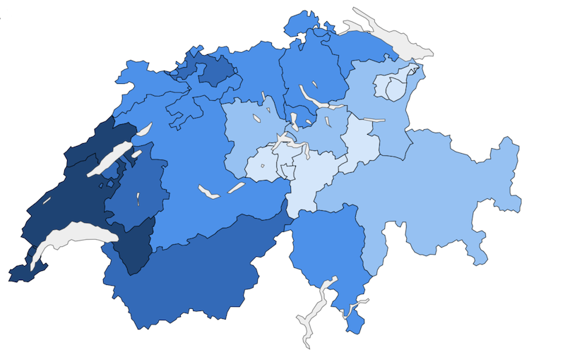 Versorgungsatlas Schweiz CT-Untersuchungen 2023