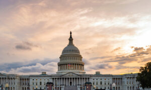 Congress in Washington DC. Capitol building. Capitol with sunset in Washington D.C. Capitol Hill street photography.