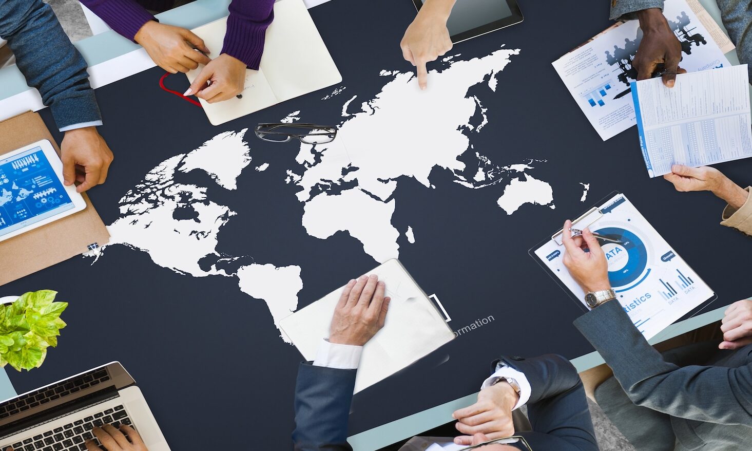 World Global Cartography Globalization Earth International Concept