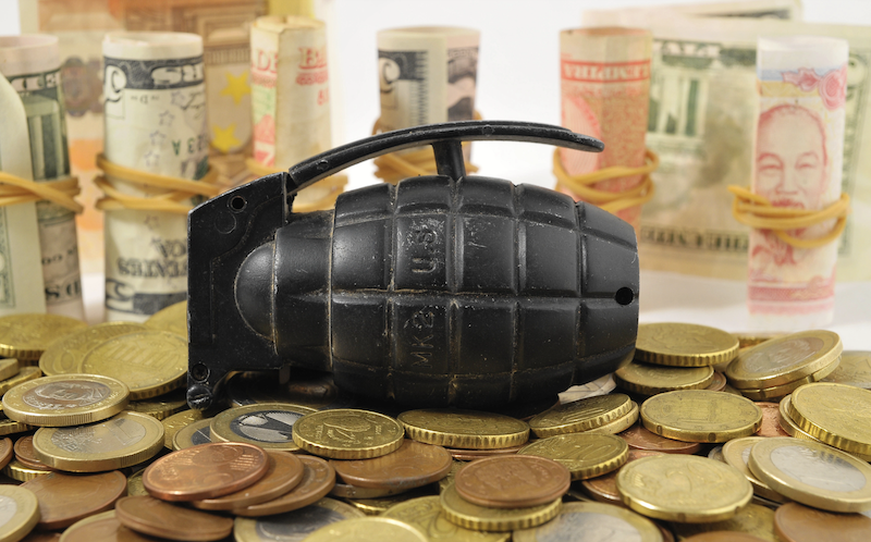Handgranate Geld
