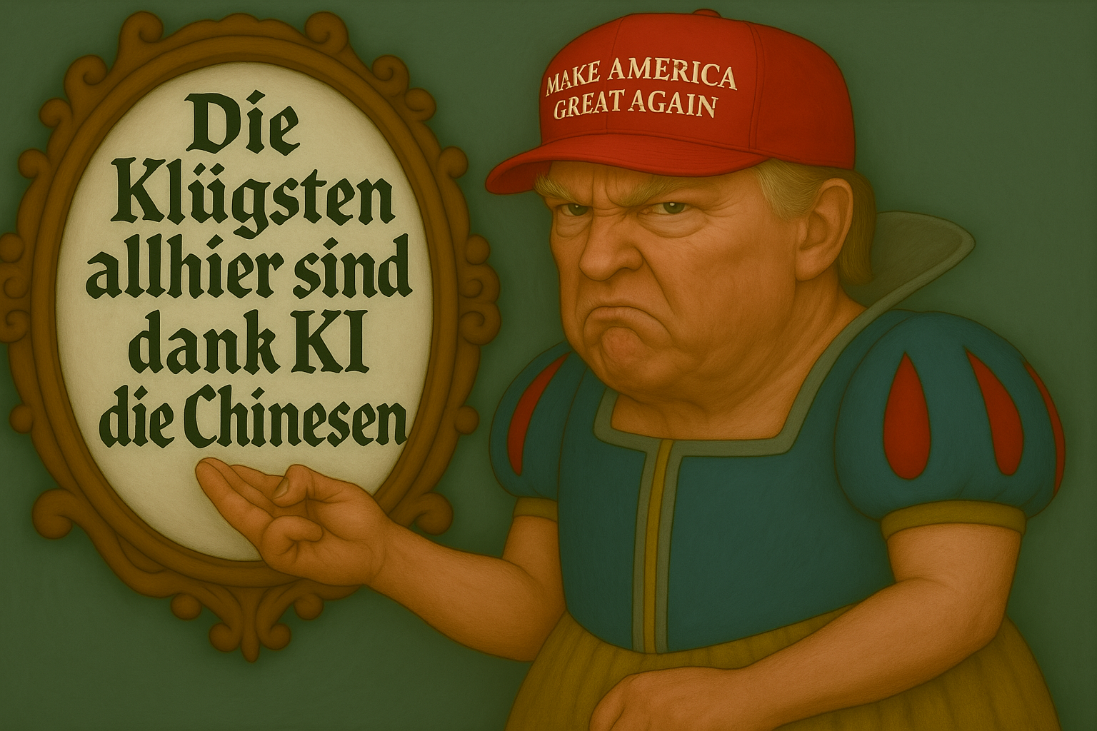 Donald Trump as Snow White