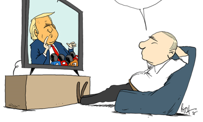Putin flach
