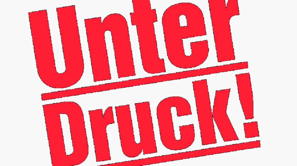 Unter Druck freigestellt