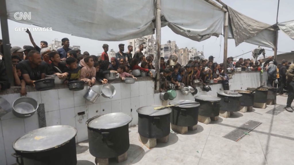 Verteilung von Essen in Gaza