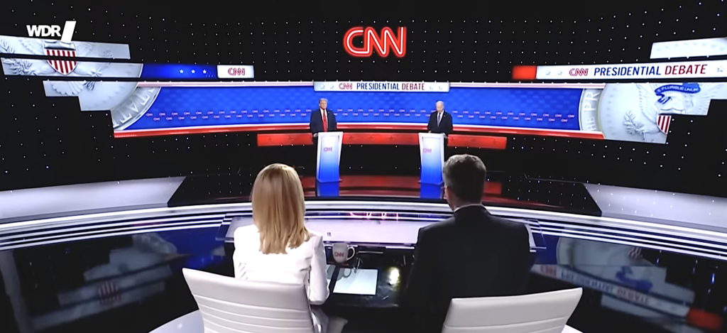 Wahlkampfdebatte Trump / Biden