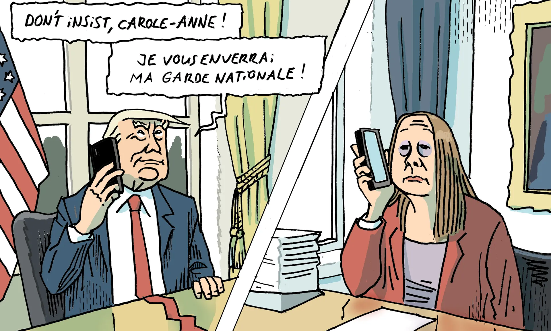 Nationalgarde flach