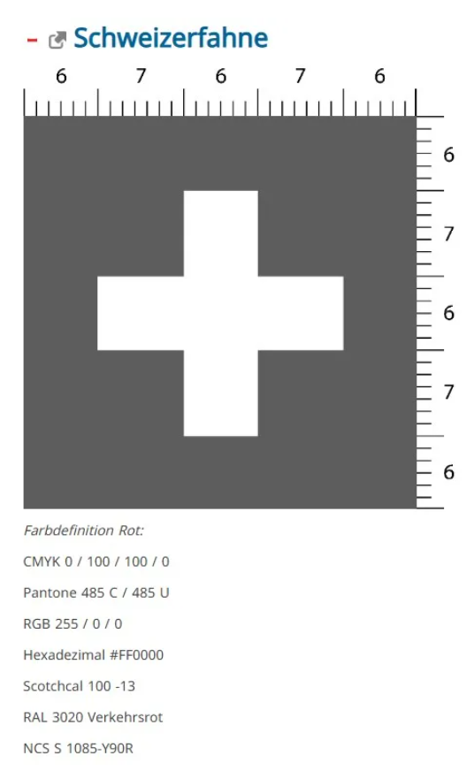 Schweizer Flagge