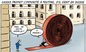 Cassis verspricht Putin Immunität, wenn er in die Schweiz kommt
