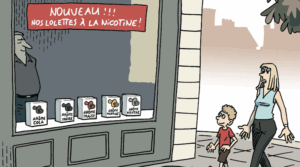 Cartoon Herrmann Einweg-E-Zigaretten-Verbot GenfAufmacherbild