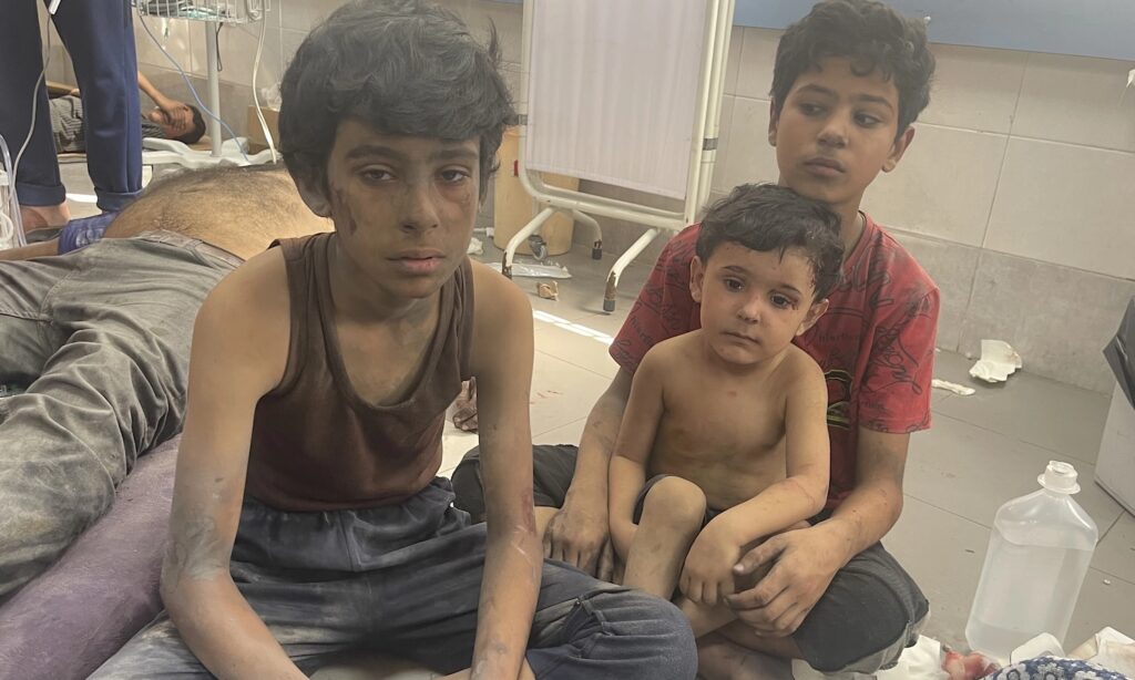 Gaza verletzte Kinder thenews2