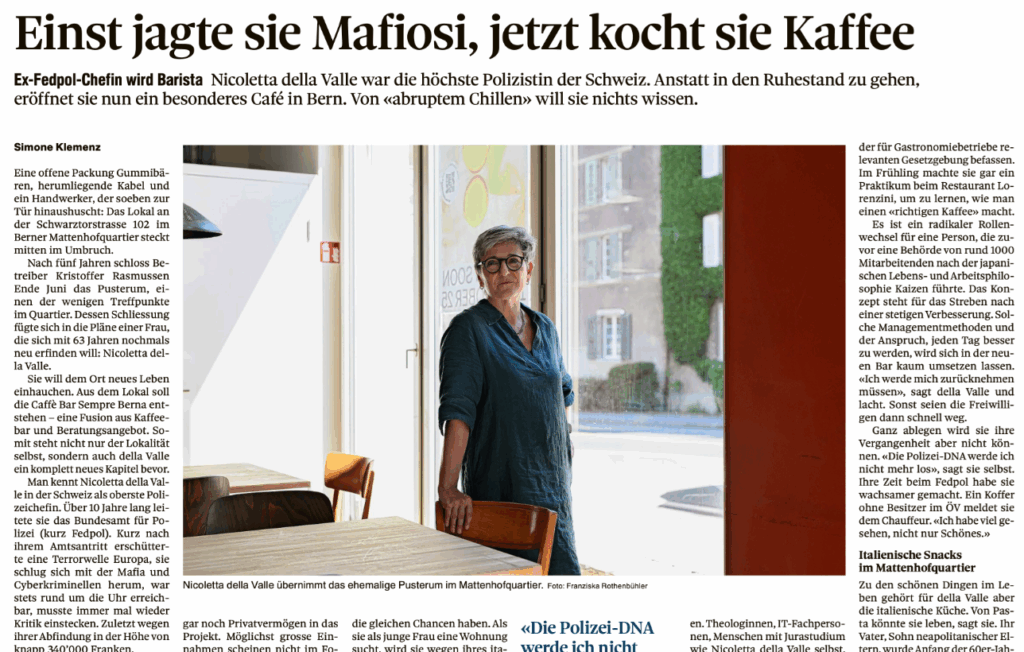 Nicoletta della Valle Artikel im Bund
