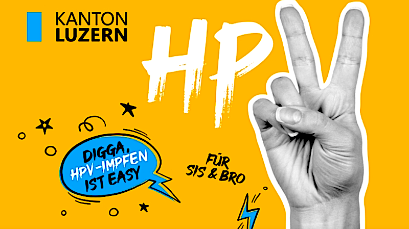 Werbung für HPV-Impfung