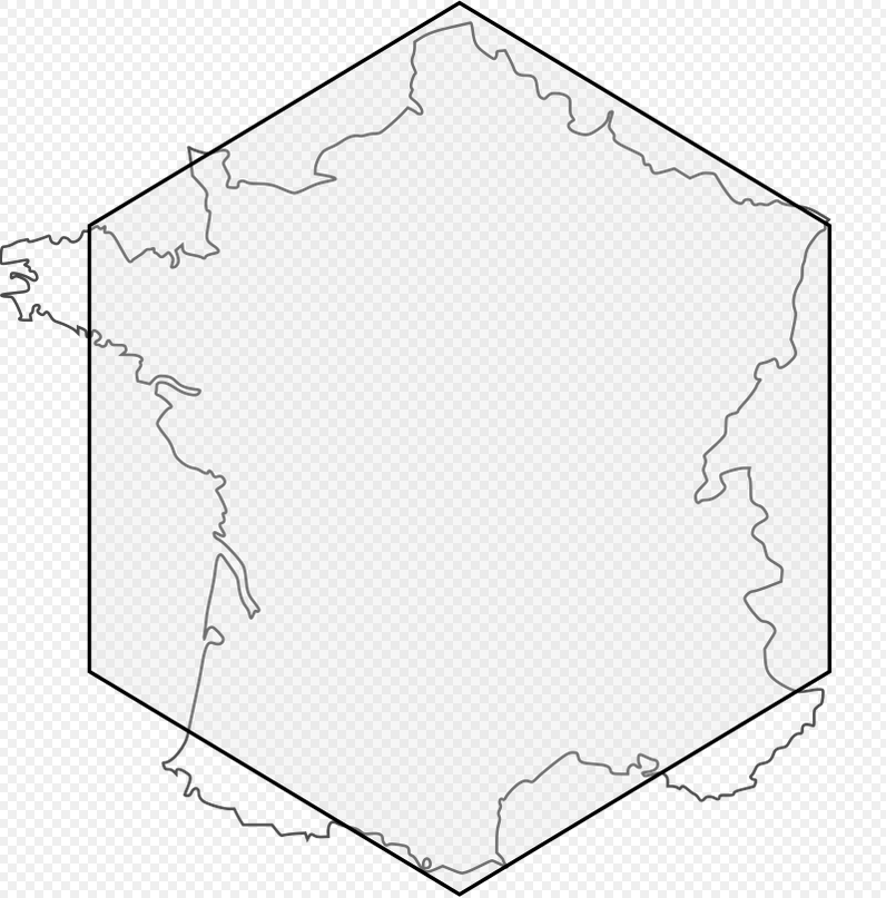 Hexagon quadratisch