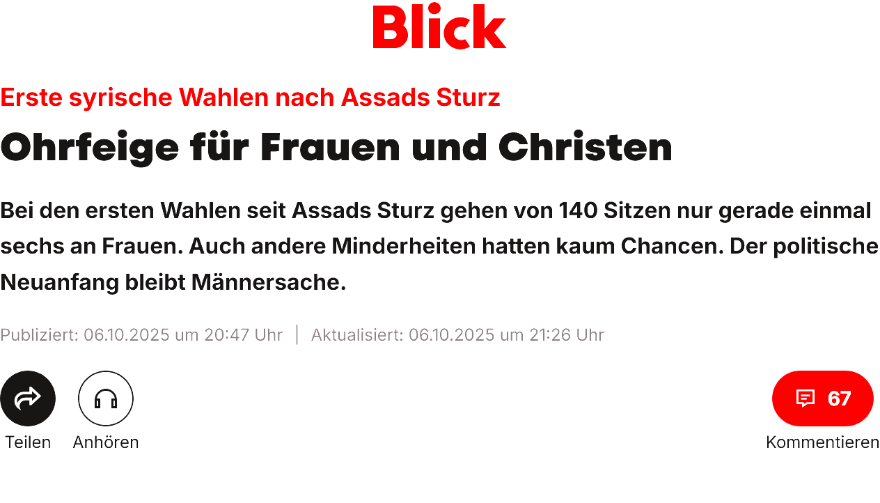 Screenshot 2025-10-17 at 11-35-44 Konservative gewinnen syrische Wahlen - Blick