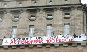 Verkaufte Uni Zürich Juso