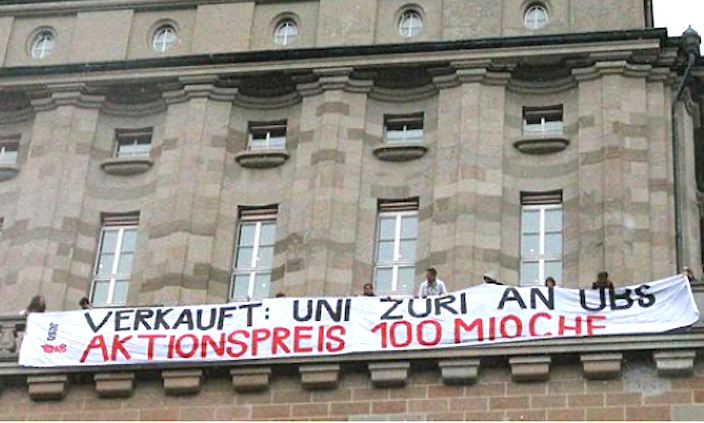 Verkaufte Uni Zürich Juso