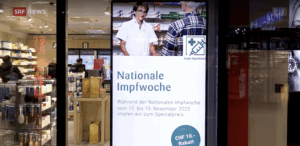 Werbung für die Nationale Impfwoche 2025