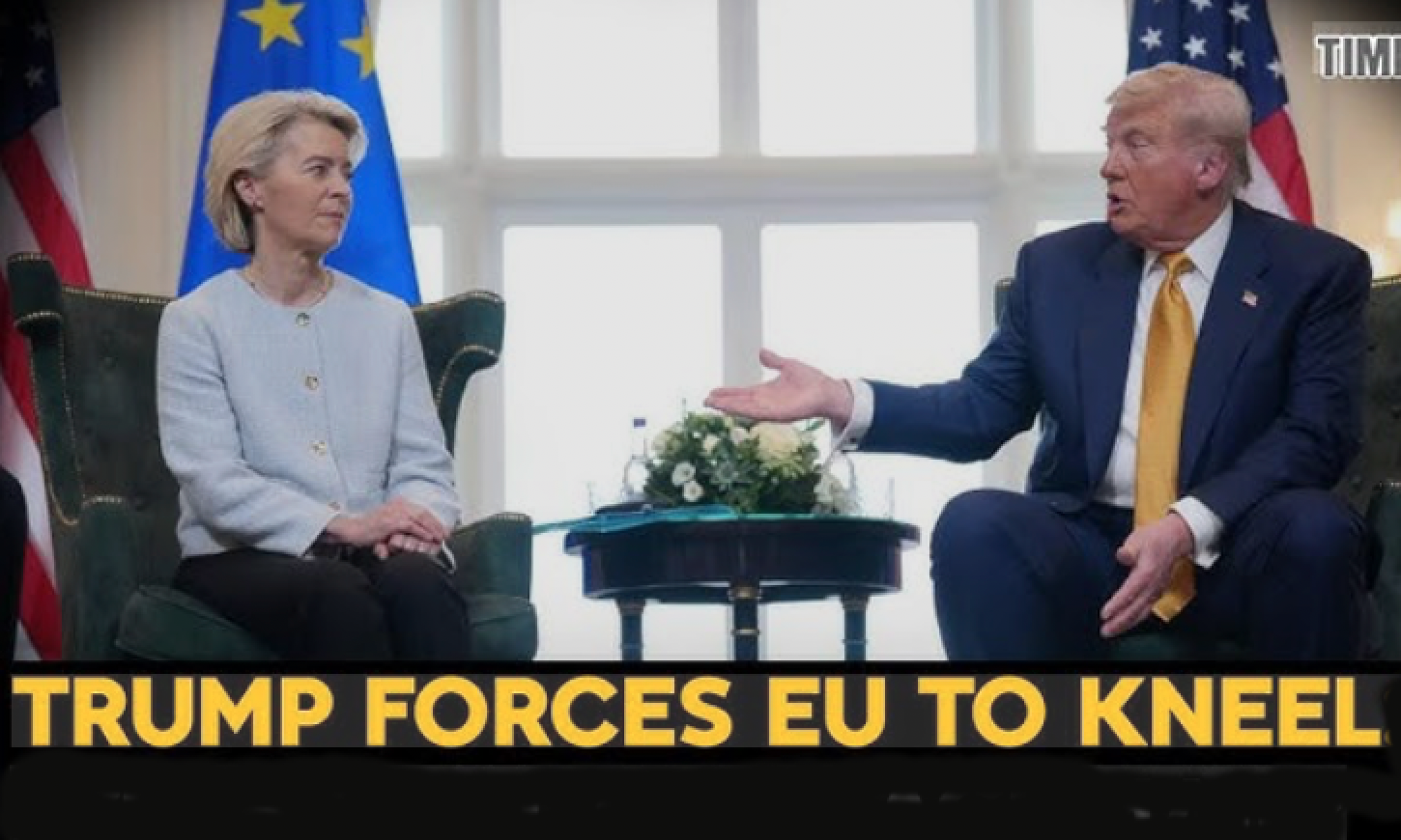 Trump Forces EU to kneel.TimesXP