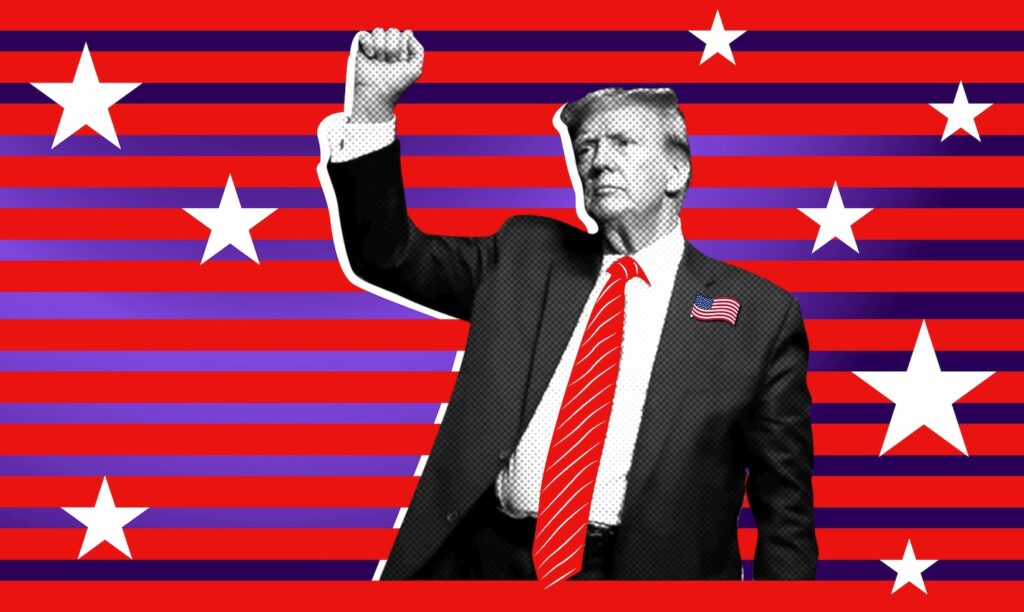 Trump Fotocollage.Klyona