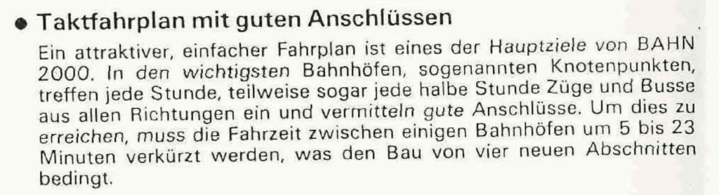 SBB1 Abstimmungsbotschaft vom 6. 12. 1987