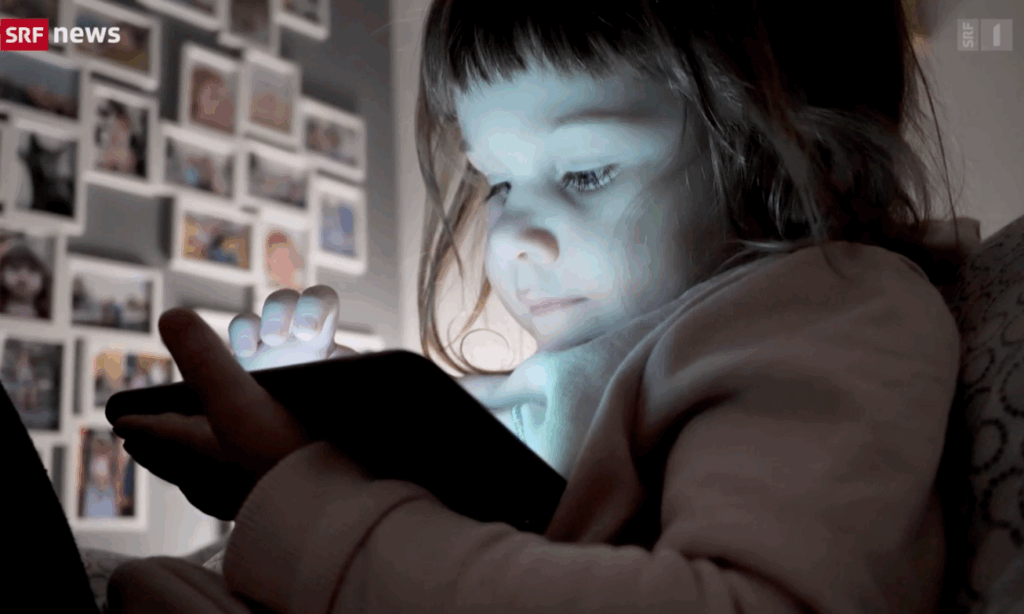 SRF-Tagesschau «Kleinkinder sitzen vergleichweise wenig vor dem Bildschirm»