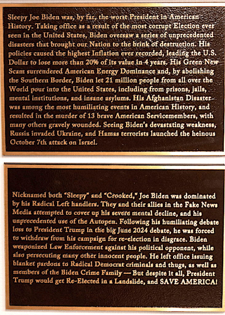 WALK Text zu Joe Biden X