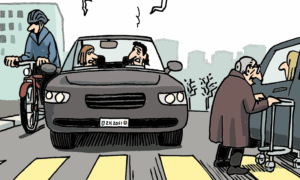 «Tempo 50 in der Stadt ist gefährlich!» «Tempo 30 ist tödlich!»