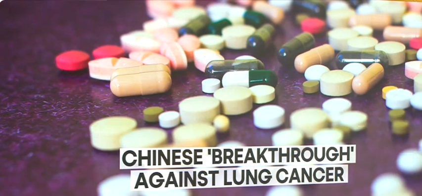 Chinesisches Mediament gegen Lungenkrebs vor dem Durchbrucj. WION