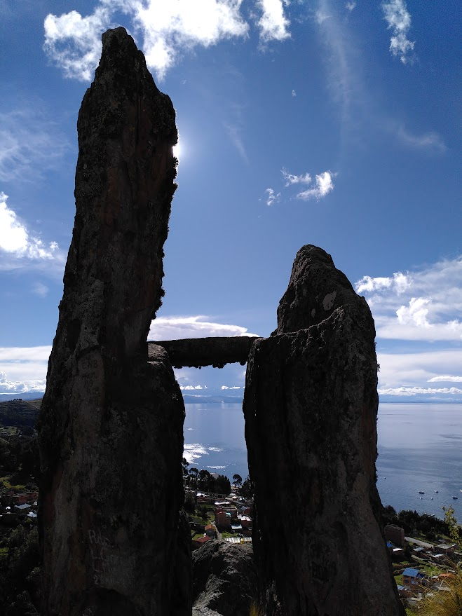 «Horca del Inka» (Galgen des Inka) bei Copacabana