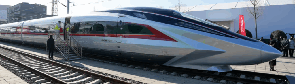 Neuster Hochgeschwindigkeitszug in China.Xinhua